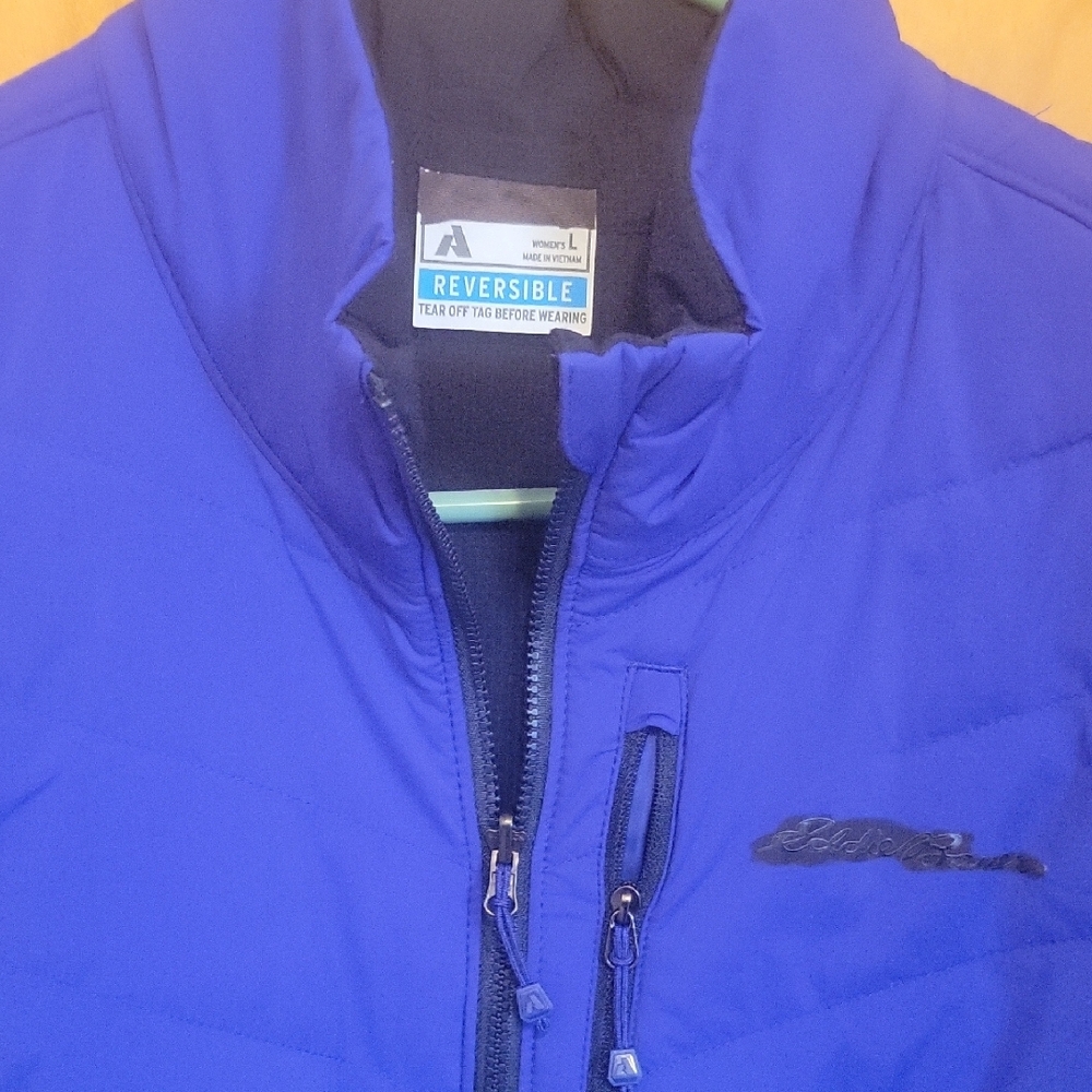 Eddie Bauer Women's Blue Reversible Jacket
